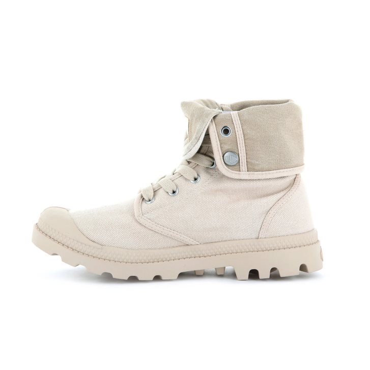 Palladium Baggy Women's Boots Beige | UK D456-PWY